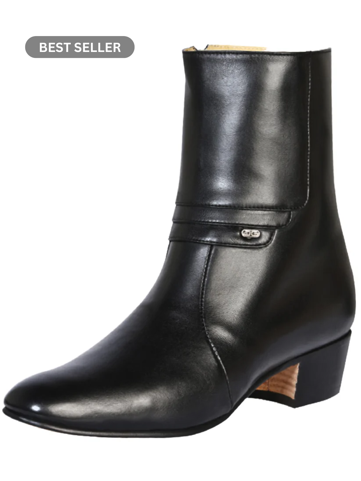 Mens dress ankle boots with zipper hotsell