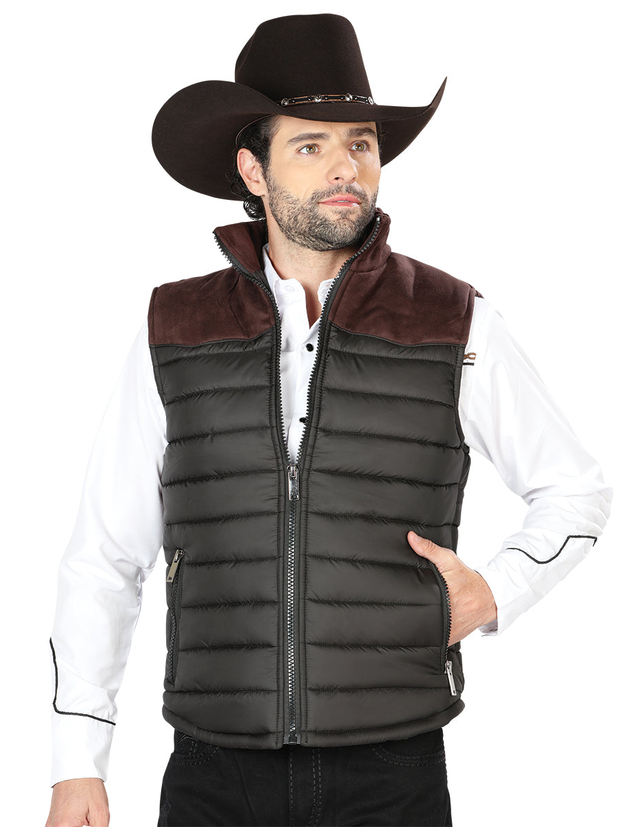 Ultralight Padded Denim Vest AAA Supreme Quality Black Brown for Men El General ID 43316