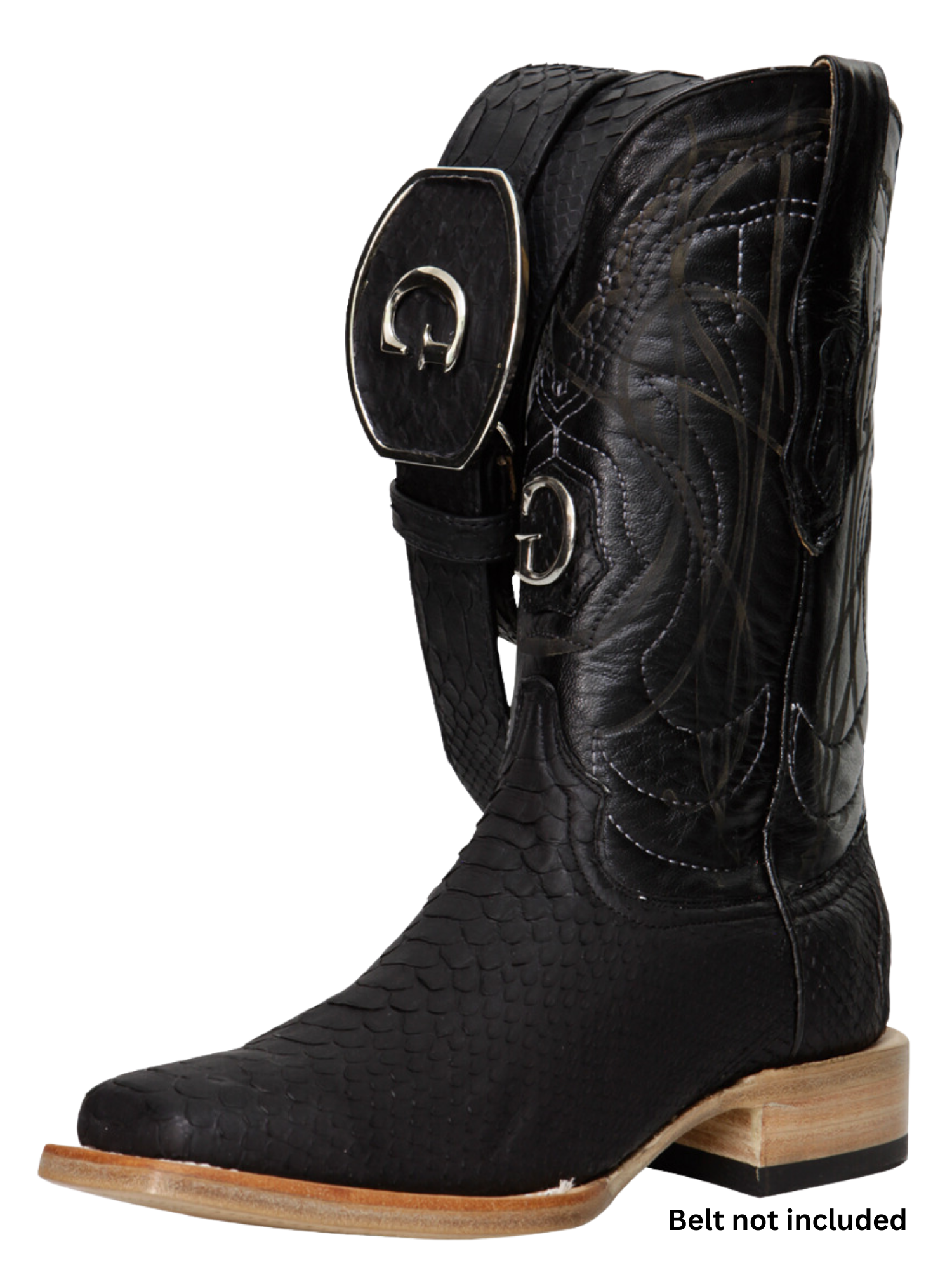 Botas Vaqueras Exoticas de Python Original para Hombre 'El General' ID: 45089