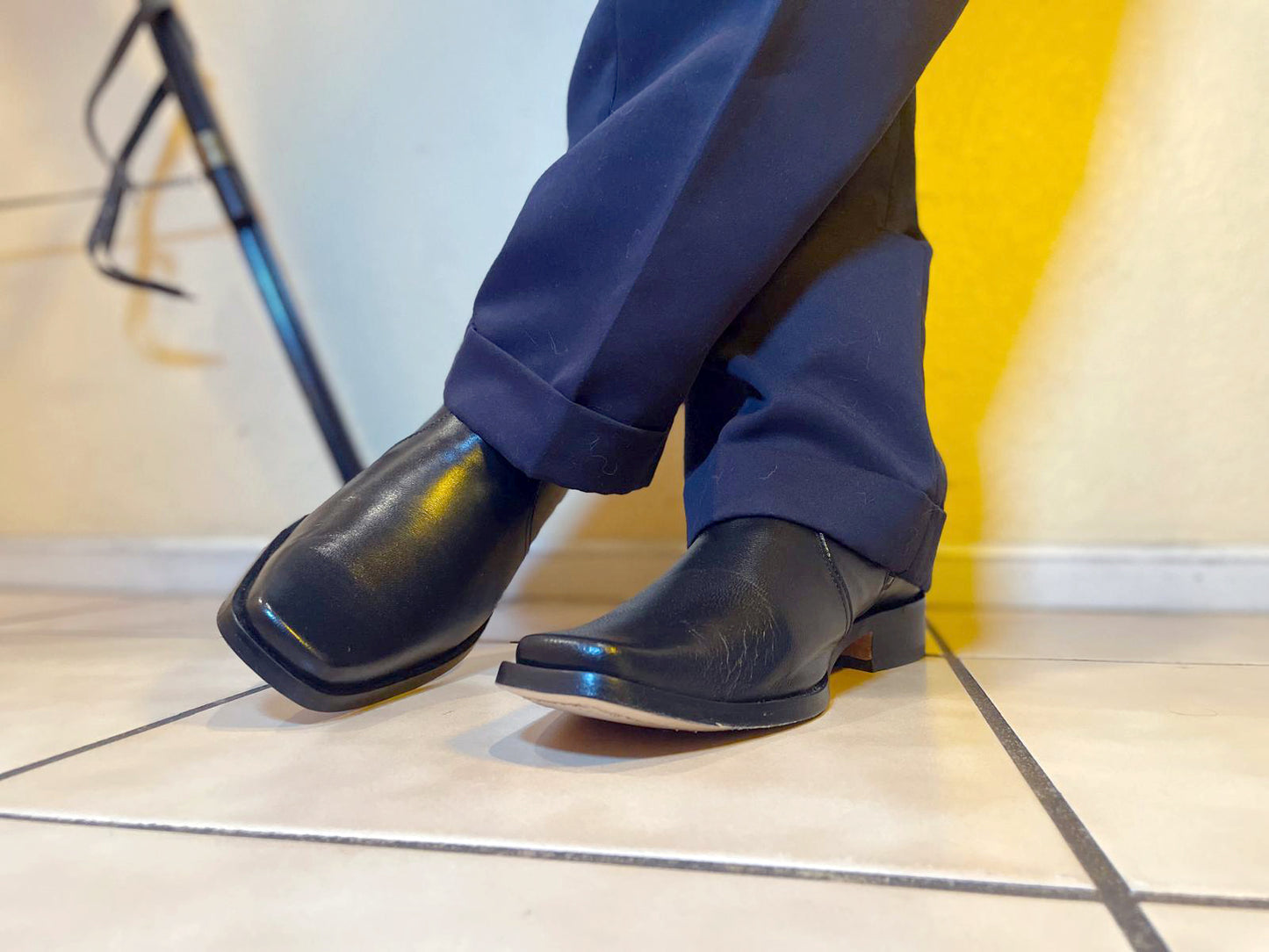 Botines de Vestir Clasicos con Doble Cierre de Piel Cabra para Hombre 'El Besserro' - ID: 10661 Botines de Vestir Piel Genuina El Besserro