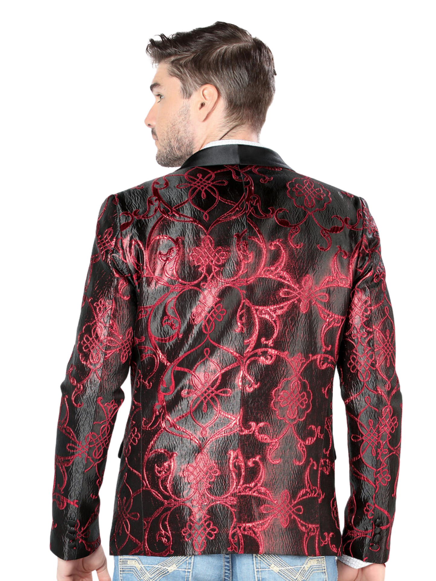 Saco de Vestir Jacquard para Hombre 'Lamasini' - ID: 35201 Sacos de Vestir Lamasini