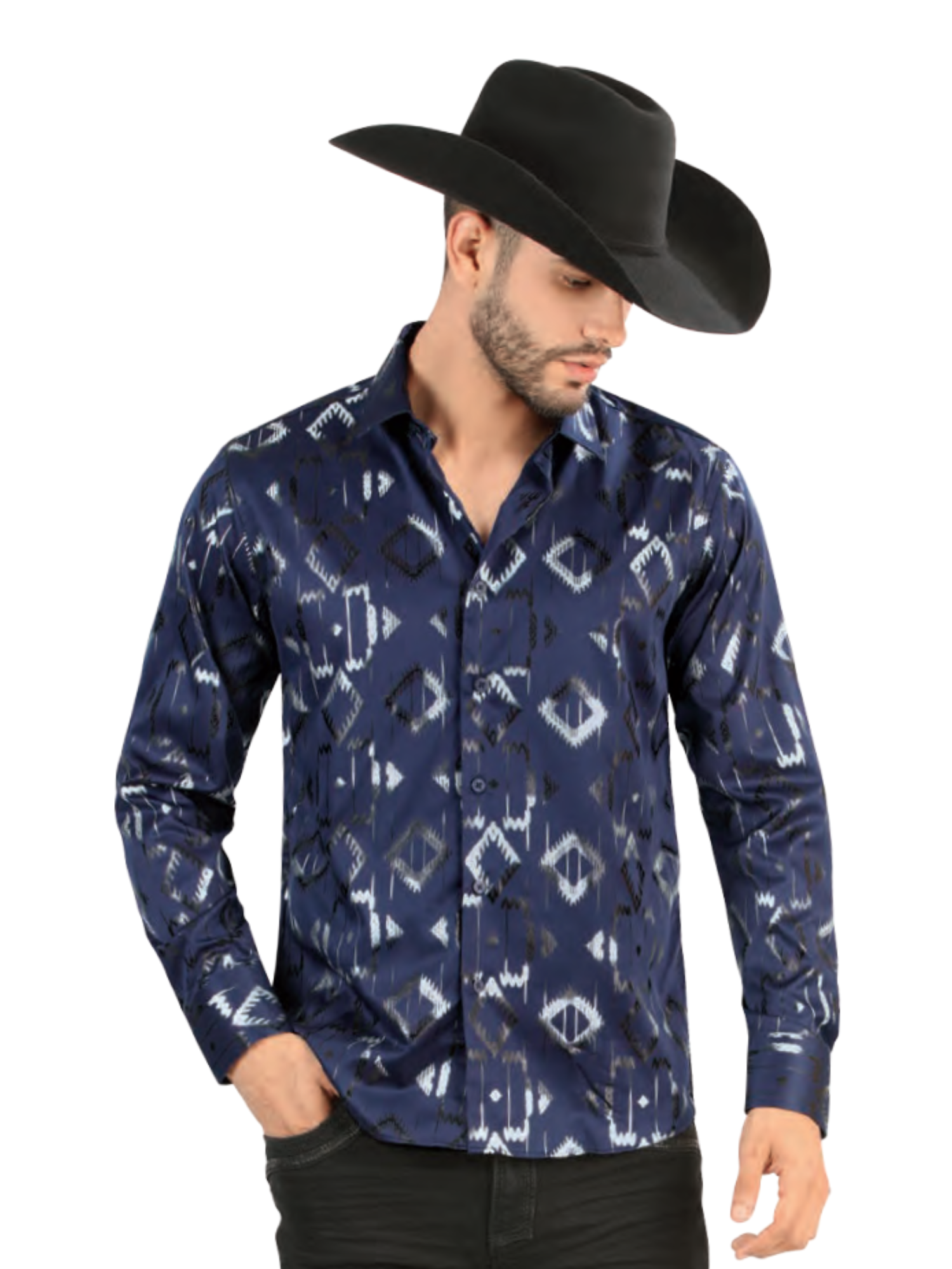 pacinoble mens long sleeve fashion luxury design print dress shirt Printed Long Sleeve Casual Shirt