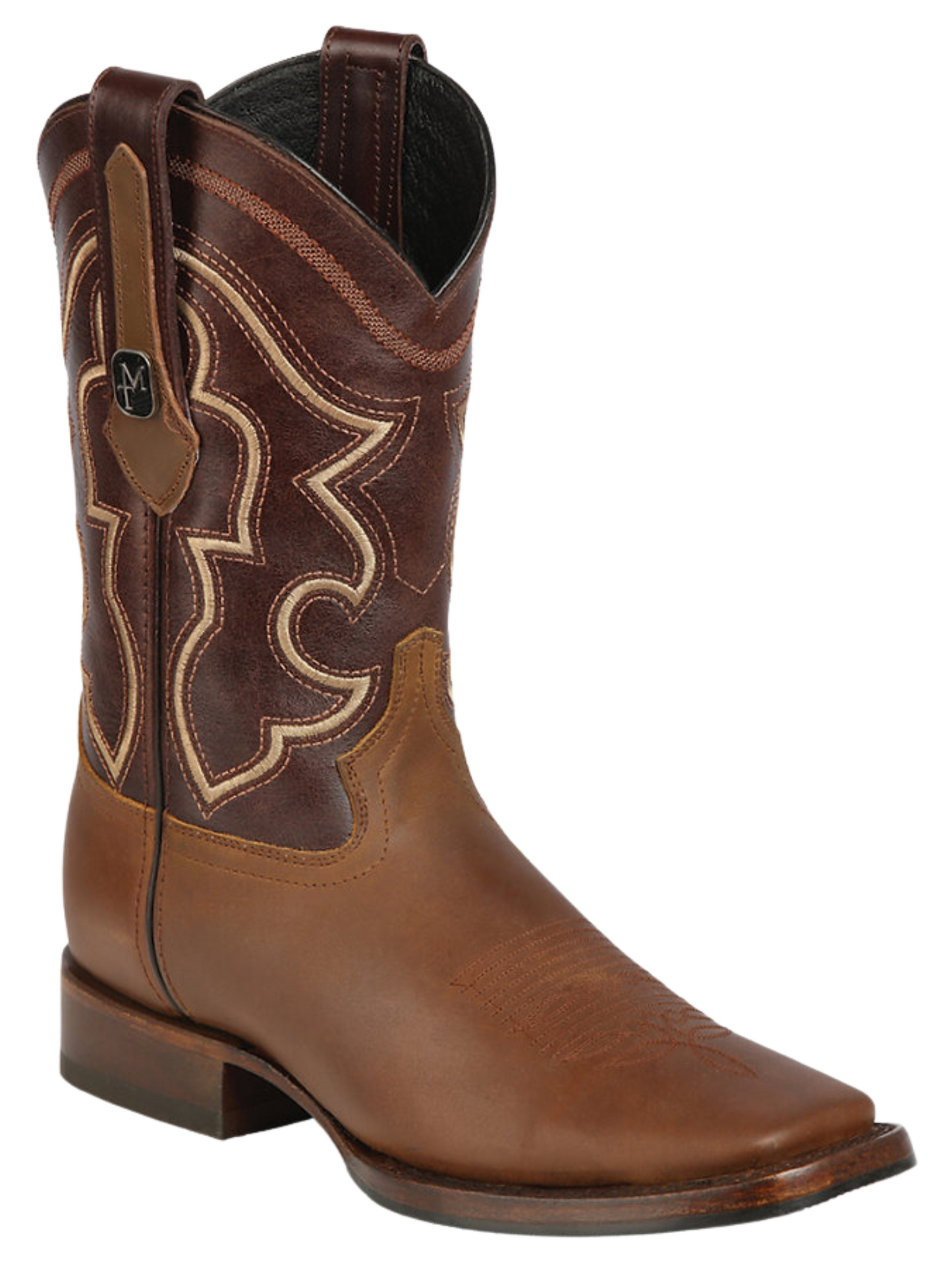 Botas Vaqueras Rodeo Clasicas de Piel Genuina para Hombre 'Montero' - ID: 51438 Botas Piel Genuina Montero