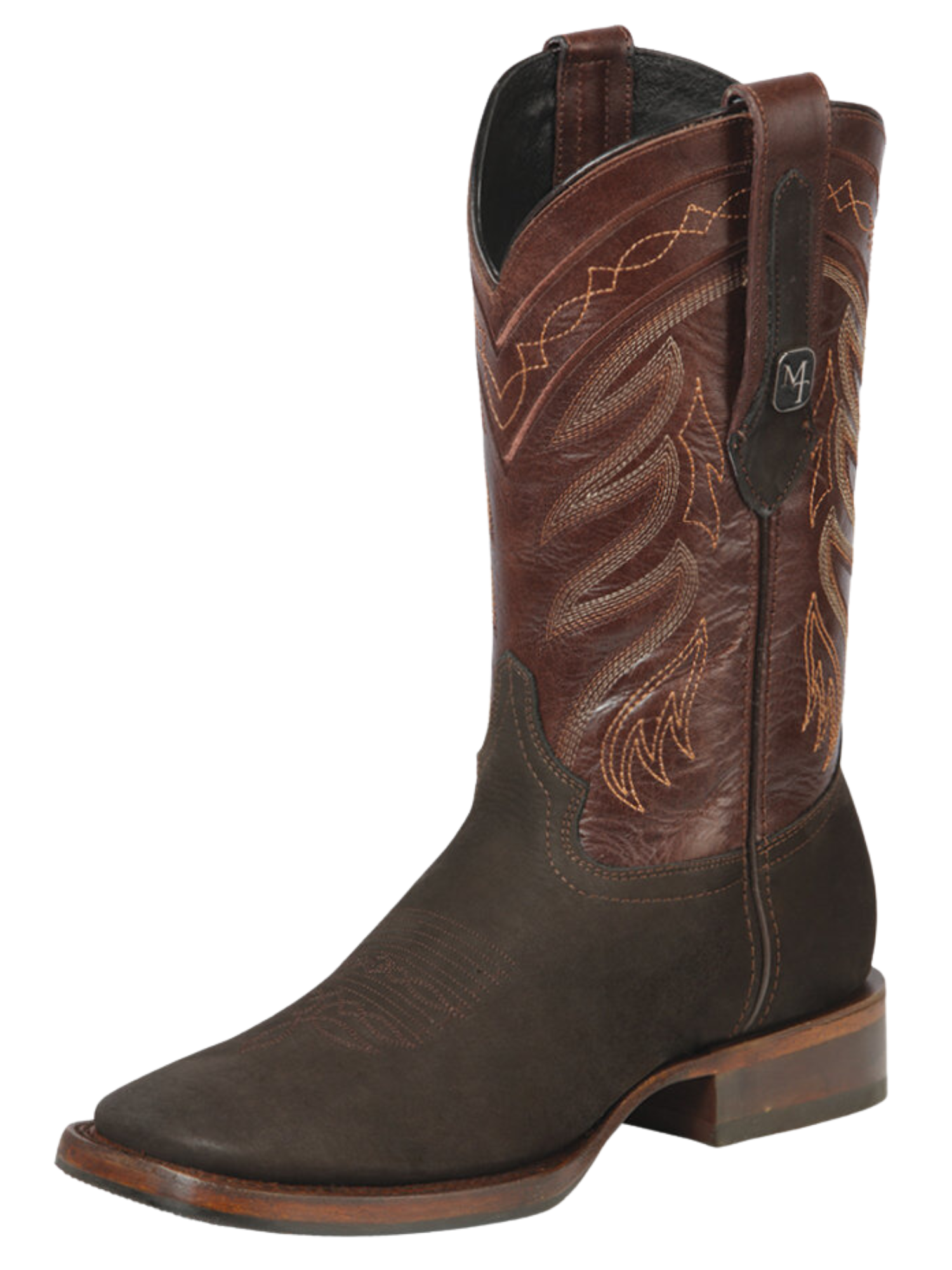 Classic Nubuck Leather Rodeo Cowboy Boots for Men 'Montero' ID: 51442