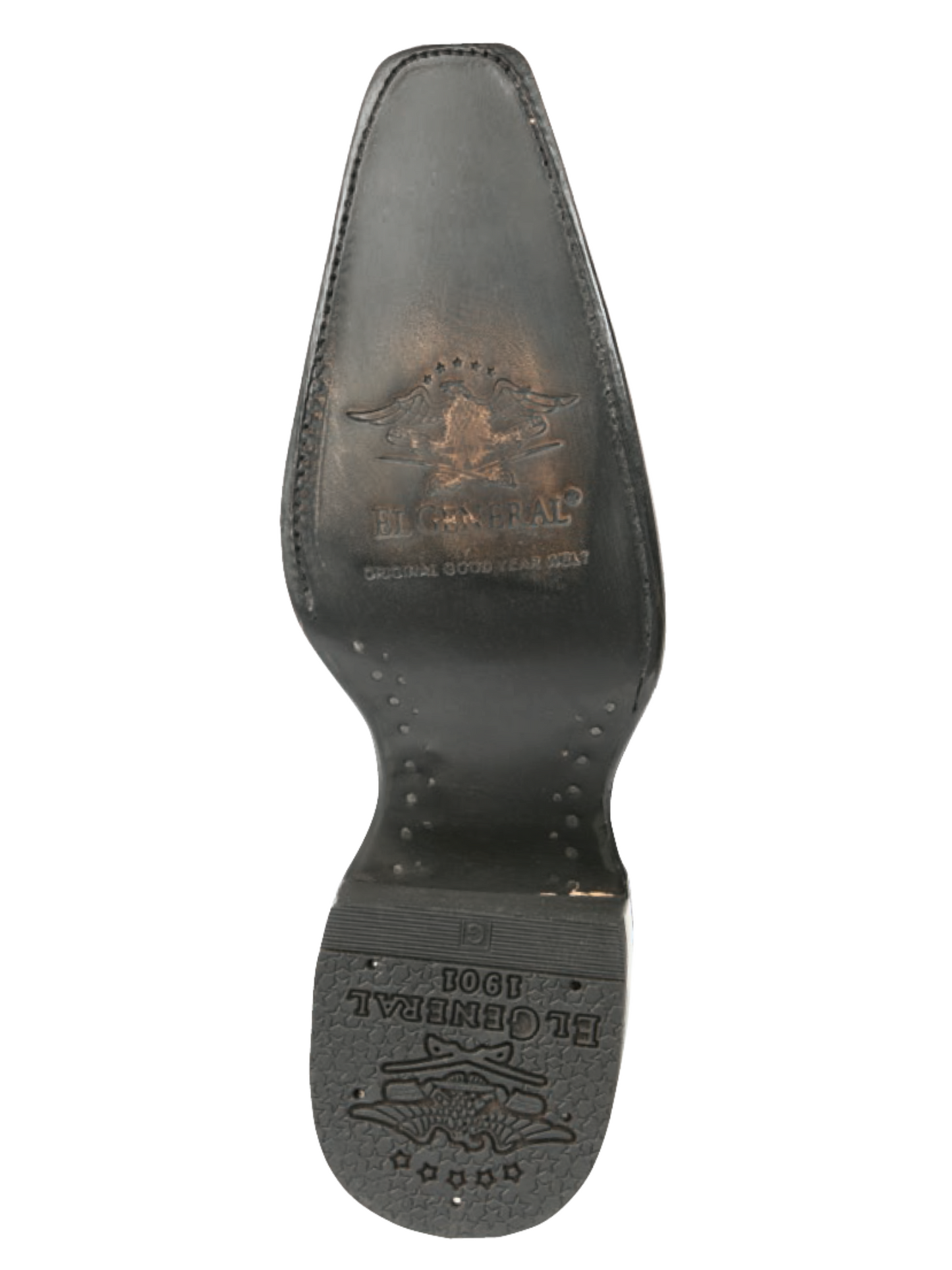 Botas Vaqueras Exoticas de Caiman Nuca Original para Hombre 'El General' - ID: 45082 Botas Caiman Original El General