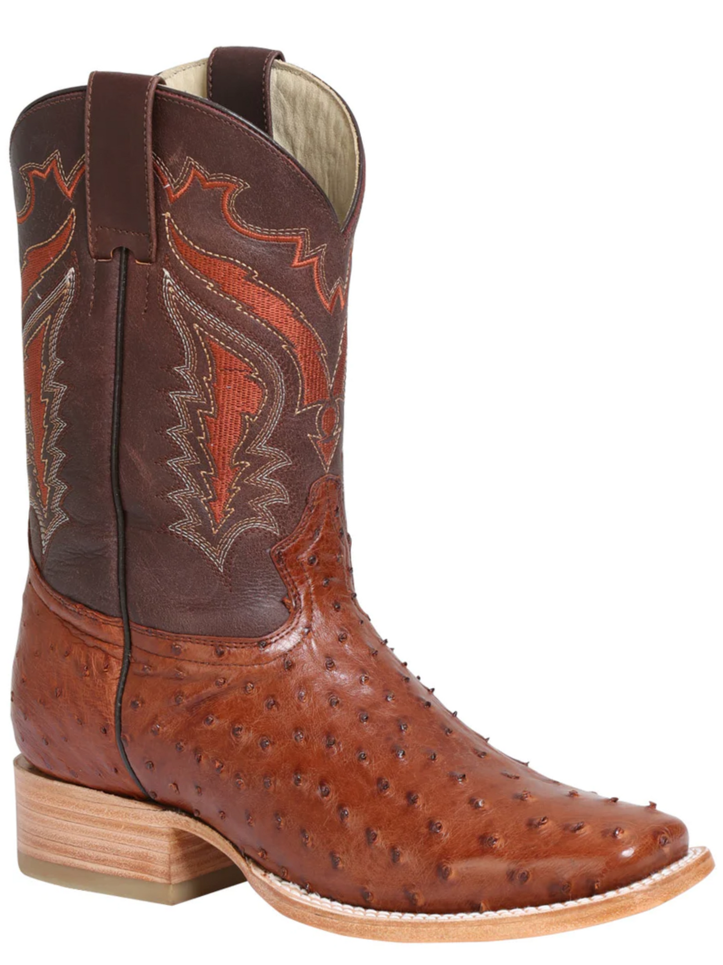 Botas Vaqueras Rodeo Exoticas de Avestruz Original para Hombre '100 Años' - ID: 42770 Botas Avestruz Original 100 Años