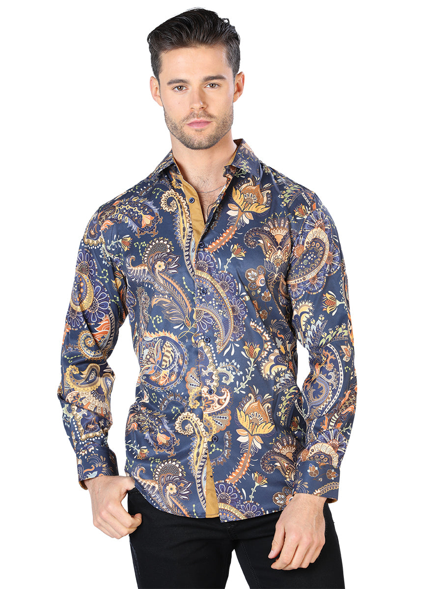 Printed Long Sleeve Casual Shirt - Casual Shirt Don Max Western Printed Long Sleeve Casual Shirt - Casual Shirt Don Max Western