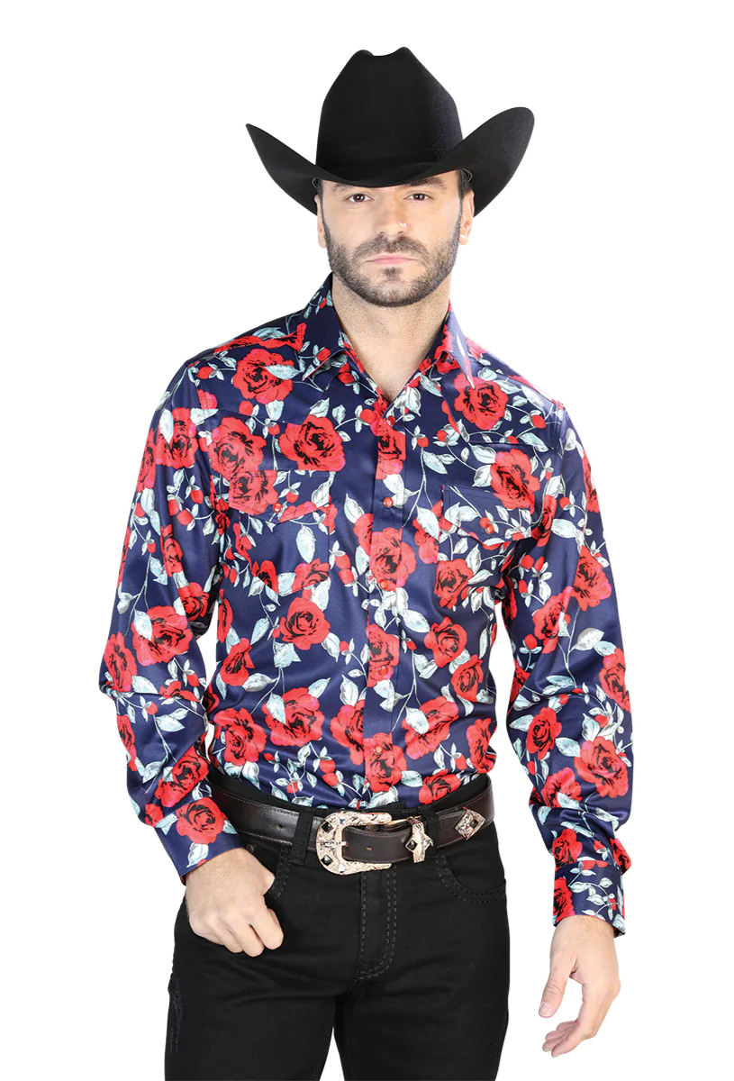 Camisas de rosas para hombre hot sale