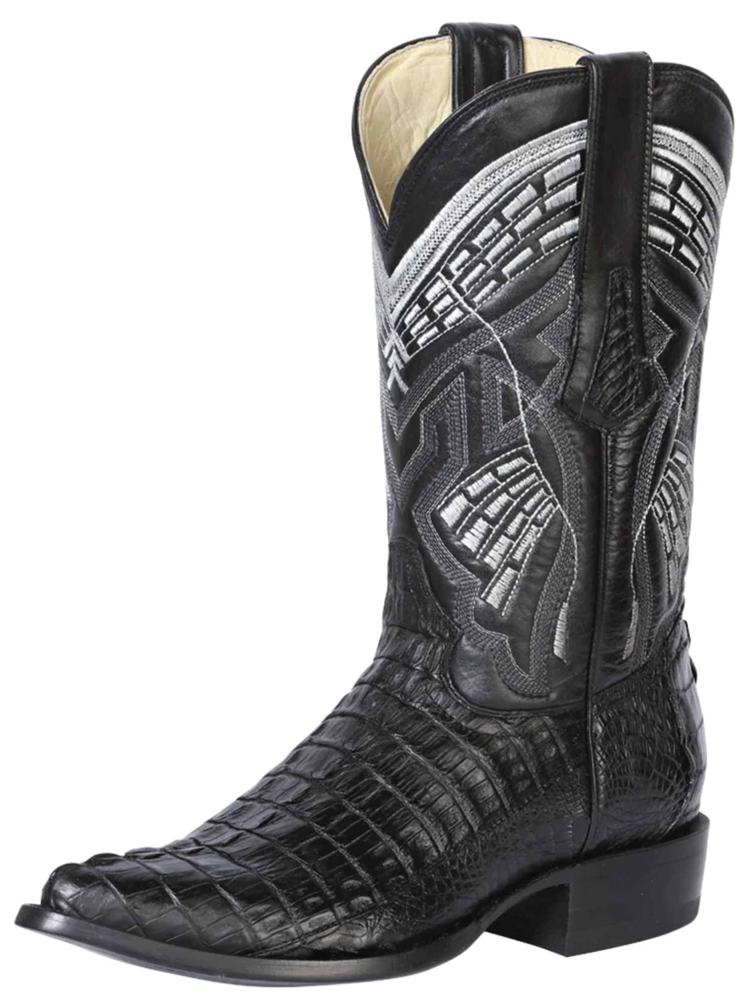 Botas Vaqueras Exoticas de Caiman Cola Original para Hombre Centenario ID 124462