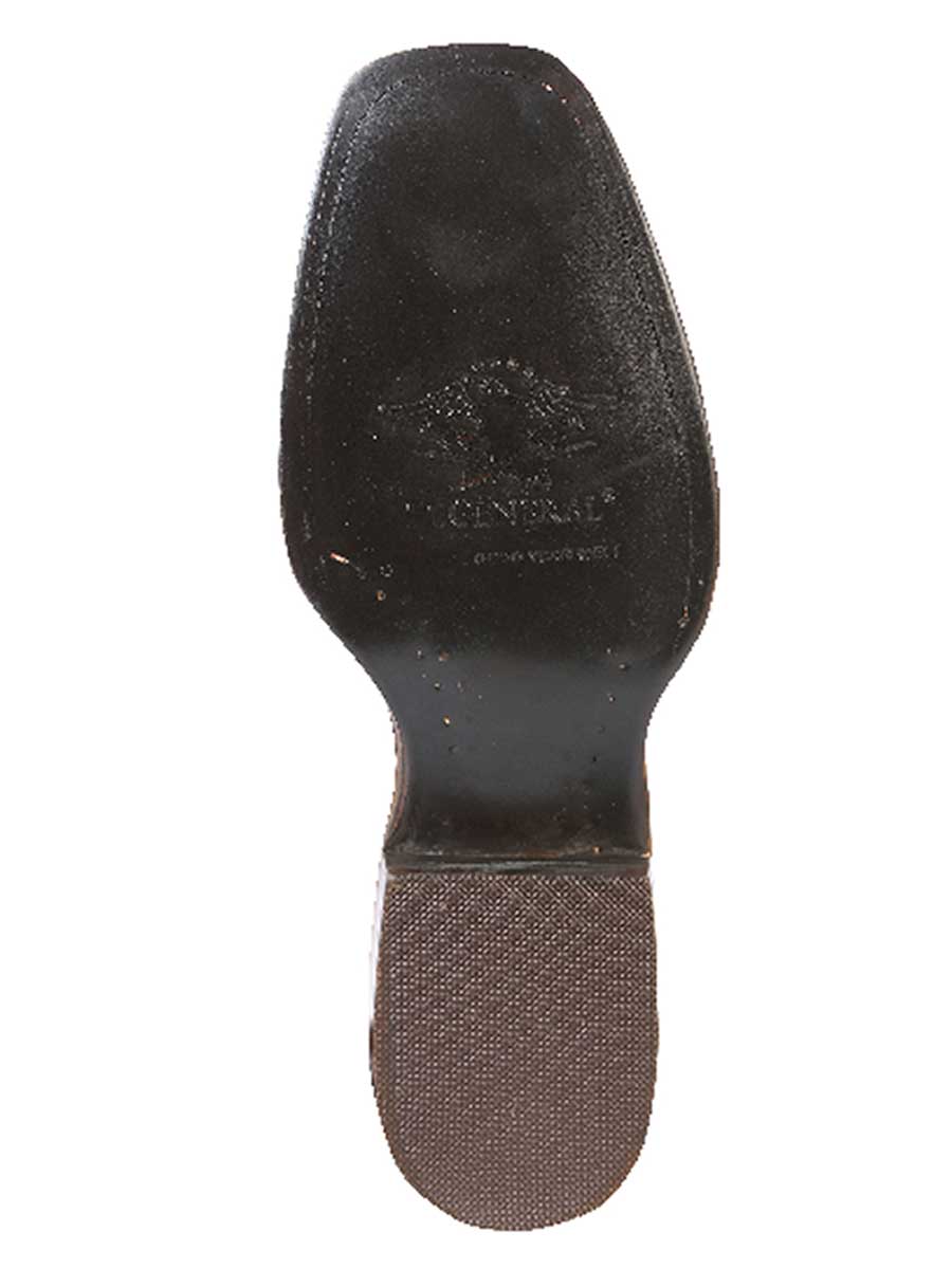 Botas Vaqueras Rodeo Clasicas de Piel Genuina para Hombre 'El General' - ID: 42996 Botas Piel Genuina El General