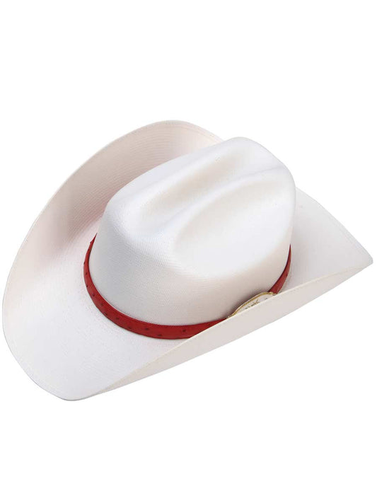 Kapaz 500X Rice Paper Hat for Men 'El General' - ID: 3502 Cowboy Hat El General Blanco