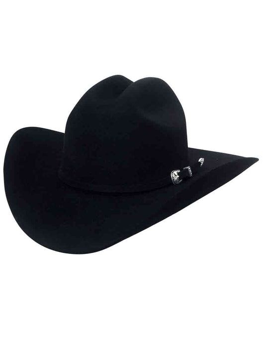 Texana Horma Joan Sebastian 100X Lana/Pelo de Conejo para Hombre 'El General' - ID: 25649 Cowboy Hat El General Negro