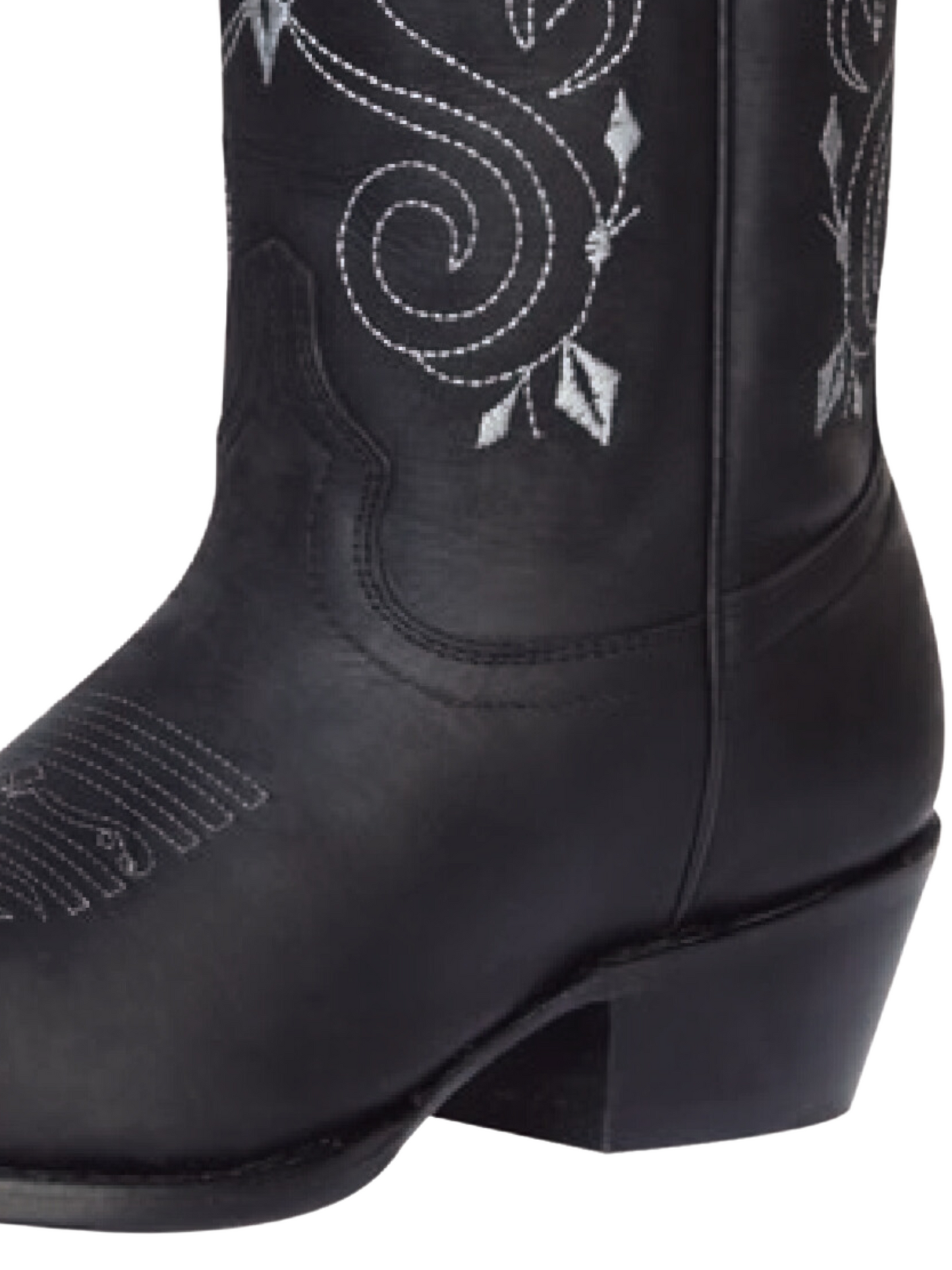 Genuine Leather Classic Retro Cowboy Boots for Women 'El General' - ID: 34514