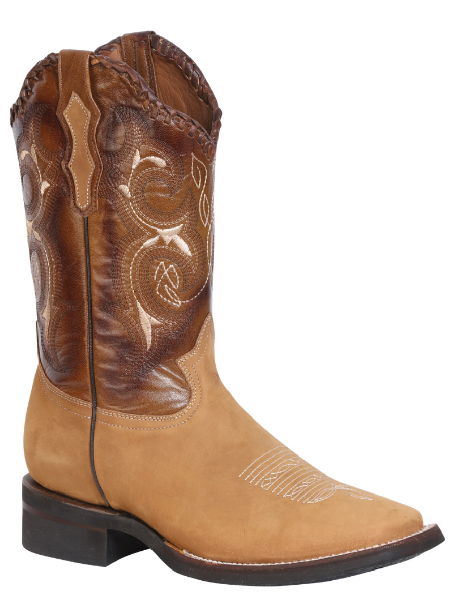 Classic Genuine Leather Rodeo Cowboy Boots for Men 'Centenario' - ID: 40916