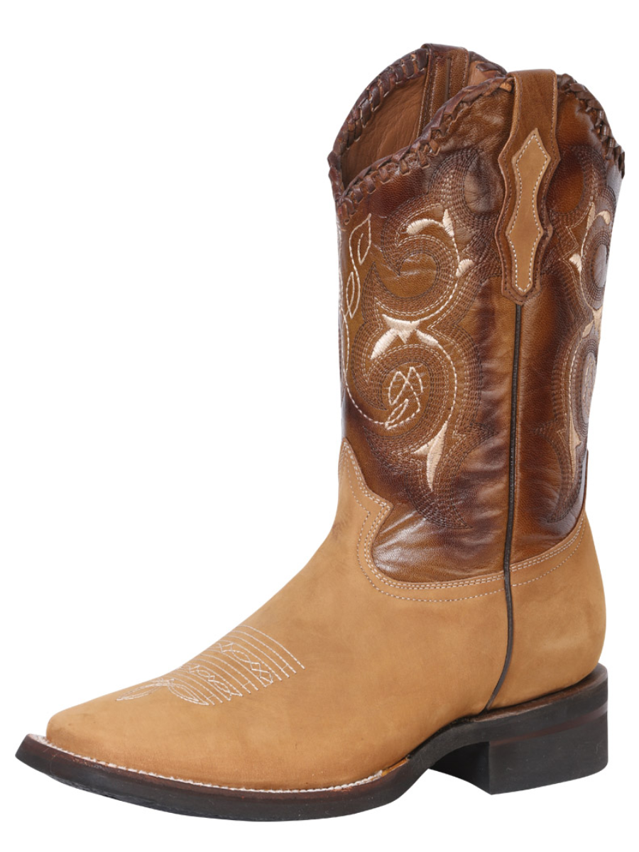 Classic Genuine Leather Rodeo Cowboy Boots for Men 'Centenario' - ID: 40916