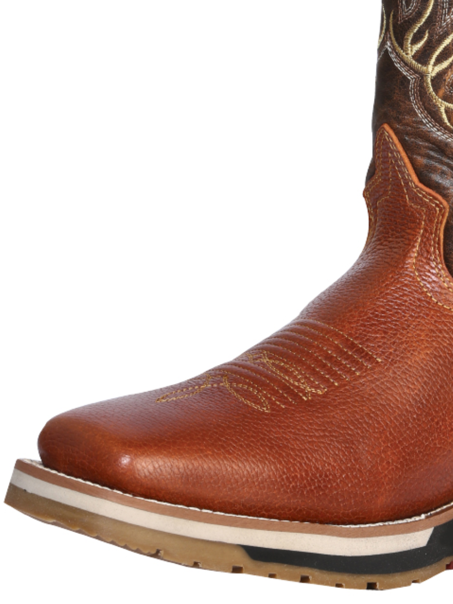 Work Boots Rodeo Pull-On Tube with Genuine Leather Soft Tip for Men 'Stable' - ID: 41540