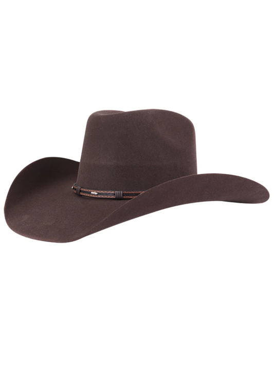 Texana Horma Conejo 50X Lana para Hombre 'El Señor de los Cielos' - ID: 41672 Cowboy Hat El Señor de los Cielos Cafe