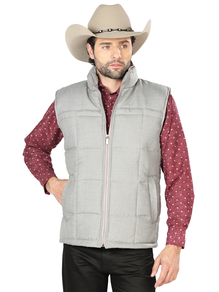 Light Gray AAA Supreme Quality Ultralight Padded Vest for Men 'El General' - ID: 43342
