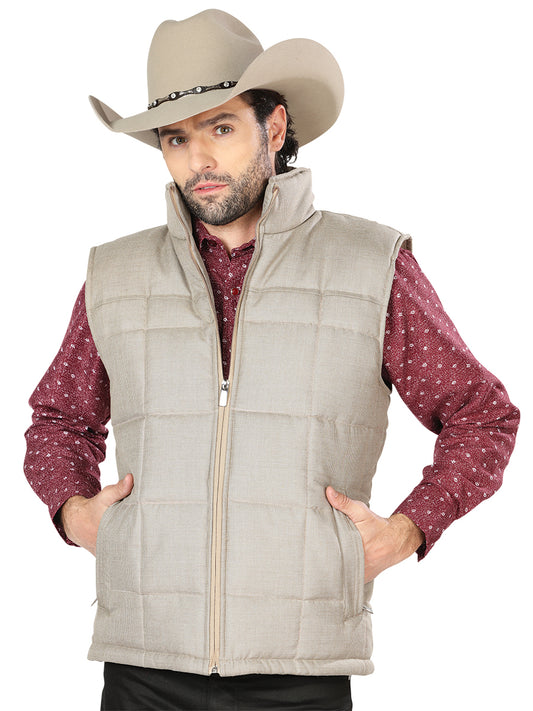 Ultralight Padded Vest Supreme Quality AAA Khaki for Men 'El General' - ID: 43344 Vest El General Khaki
