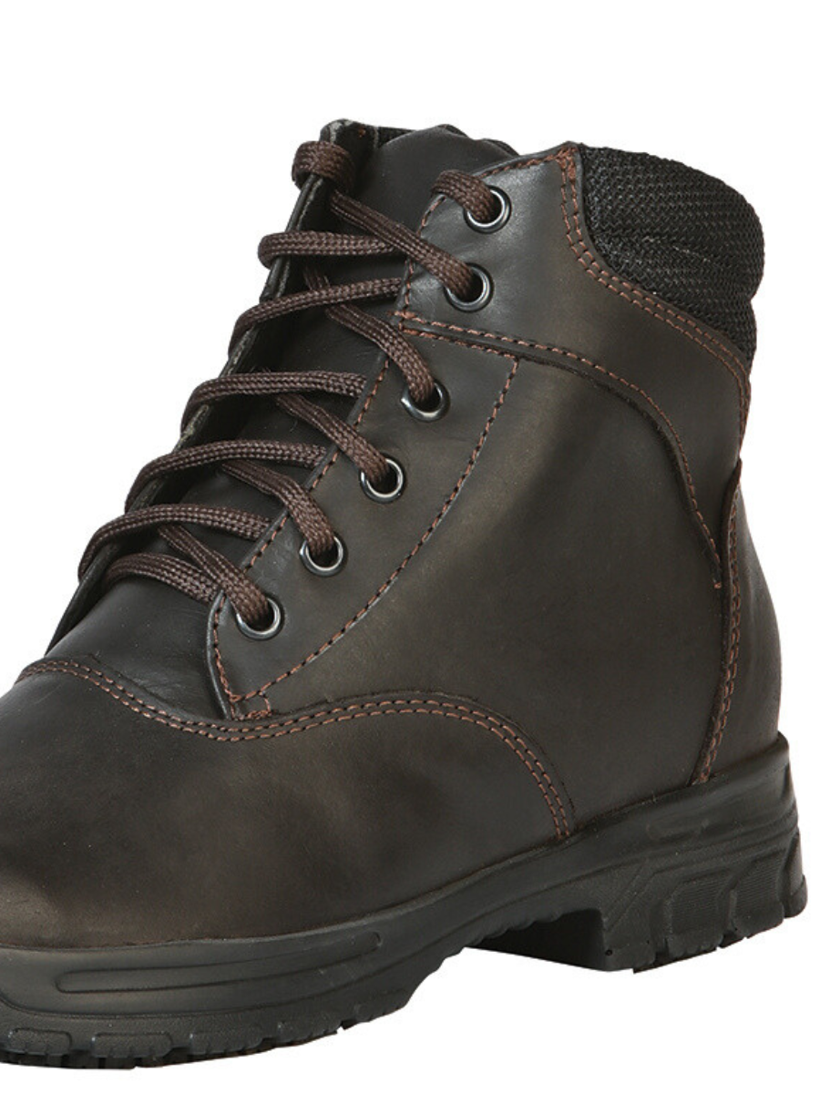 Casual Ankle Boots with Genuine Leather Laces for Women / Young 'El General' - ID: 43364
