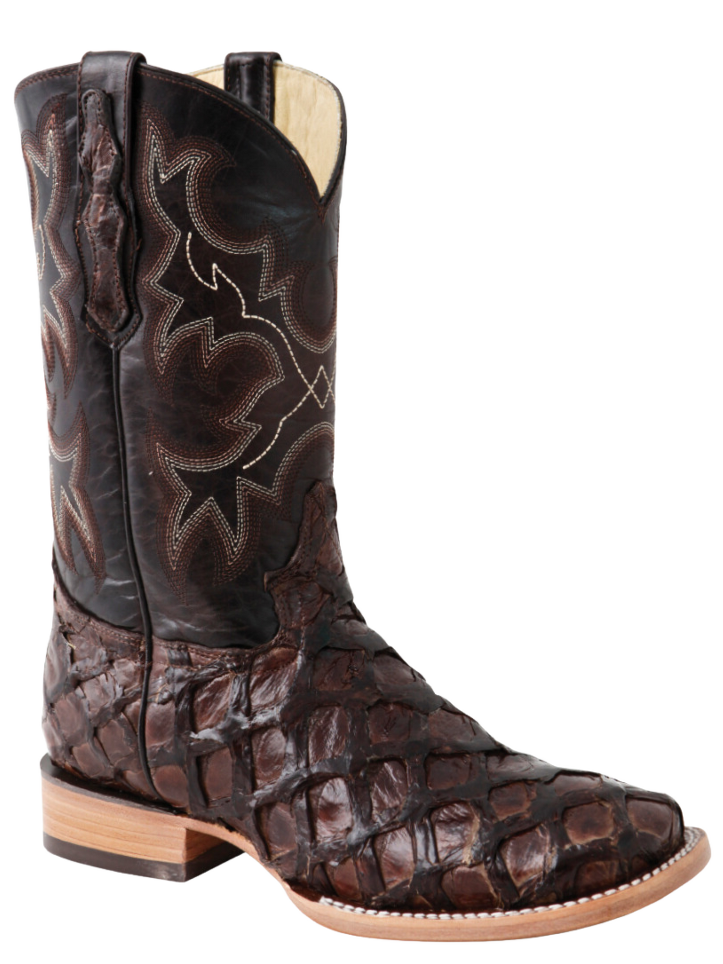 Monster Fish Original Exotic Rodeo Cowboy Boots for Men '100 Years' - ID: 44116