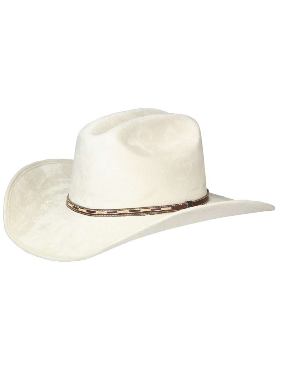 Suede Monterrey Cowboy Hat for Men 'El General' Cowboy Hat El General Hueso