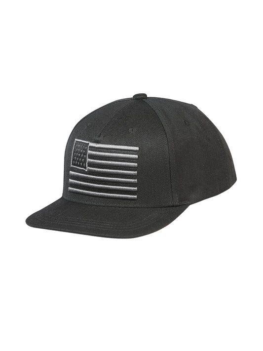 Gorra Bordada Bandera USA de Poliester 'El General' - ID: 44379 Gorras El General Black