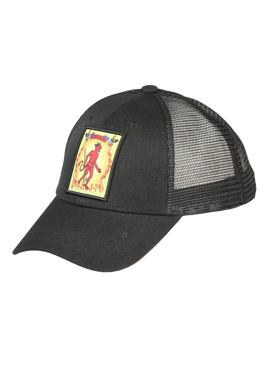 Gorra Bordada Diablo de Poliester 'El General' - ID: 44386 Gorras El General Black