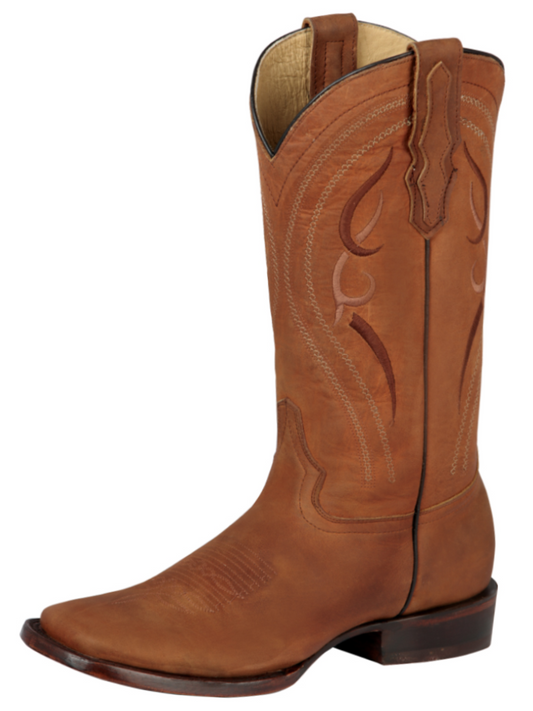 Classic Genuine Leather Rodeo Cowboy Boots for Men 'El General' - ID: 44658 Cowboy Boots El General Kansas