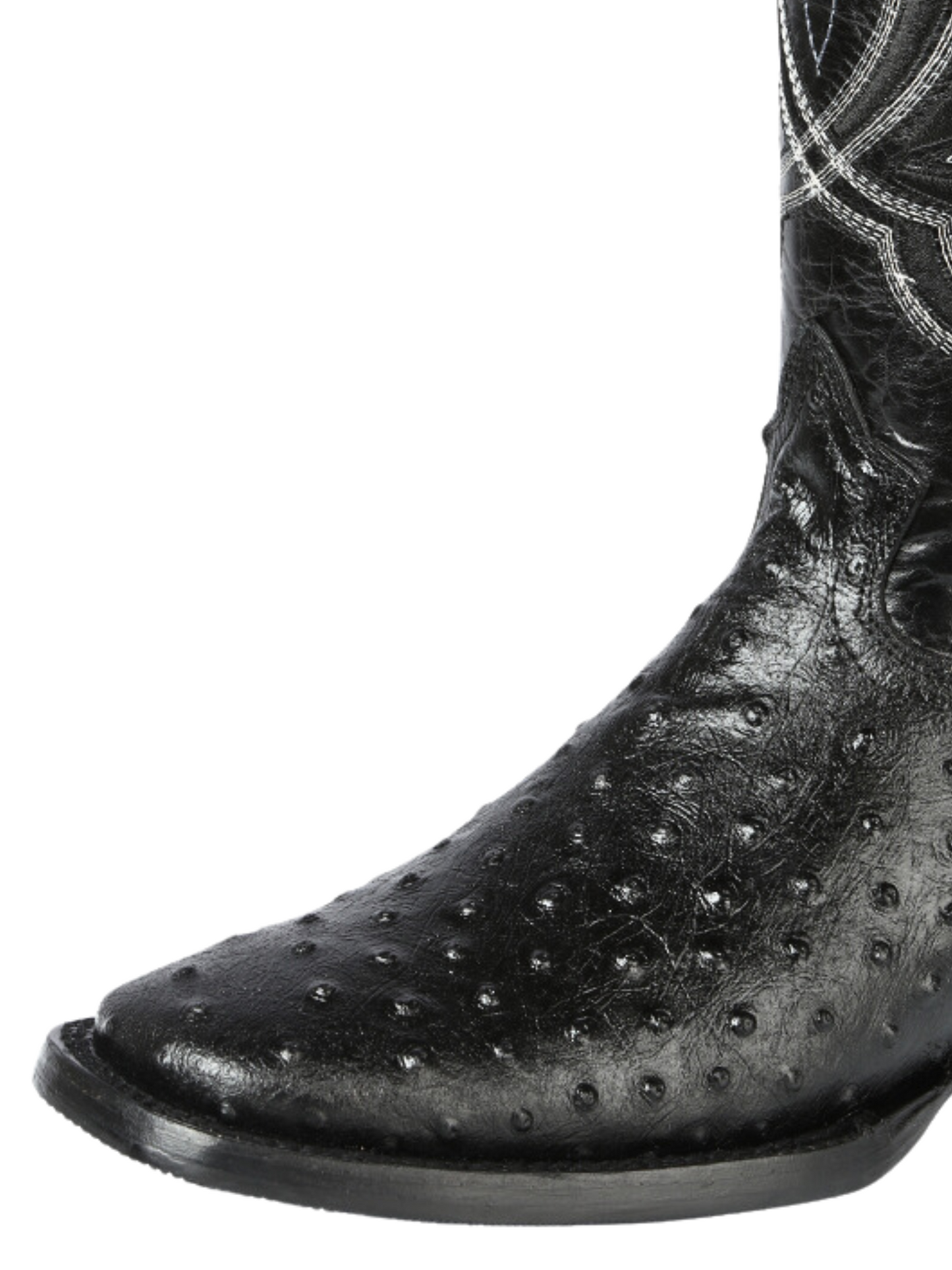 Rodeo Cowboy Boots Imitation Ostrich Engraved in Cowhide Leather for Men 'El General' - ID: 44673 Cowboy Boots El General