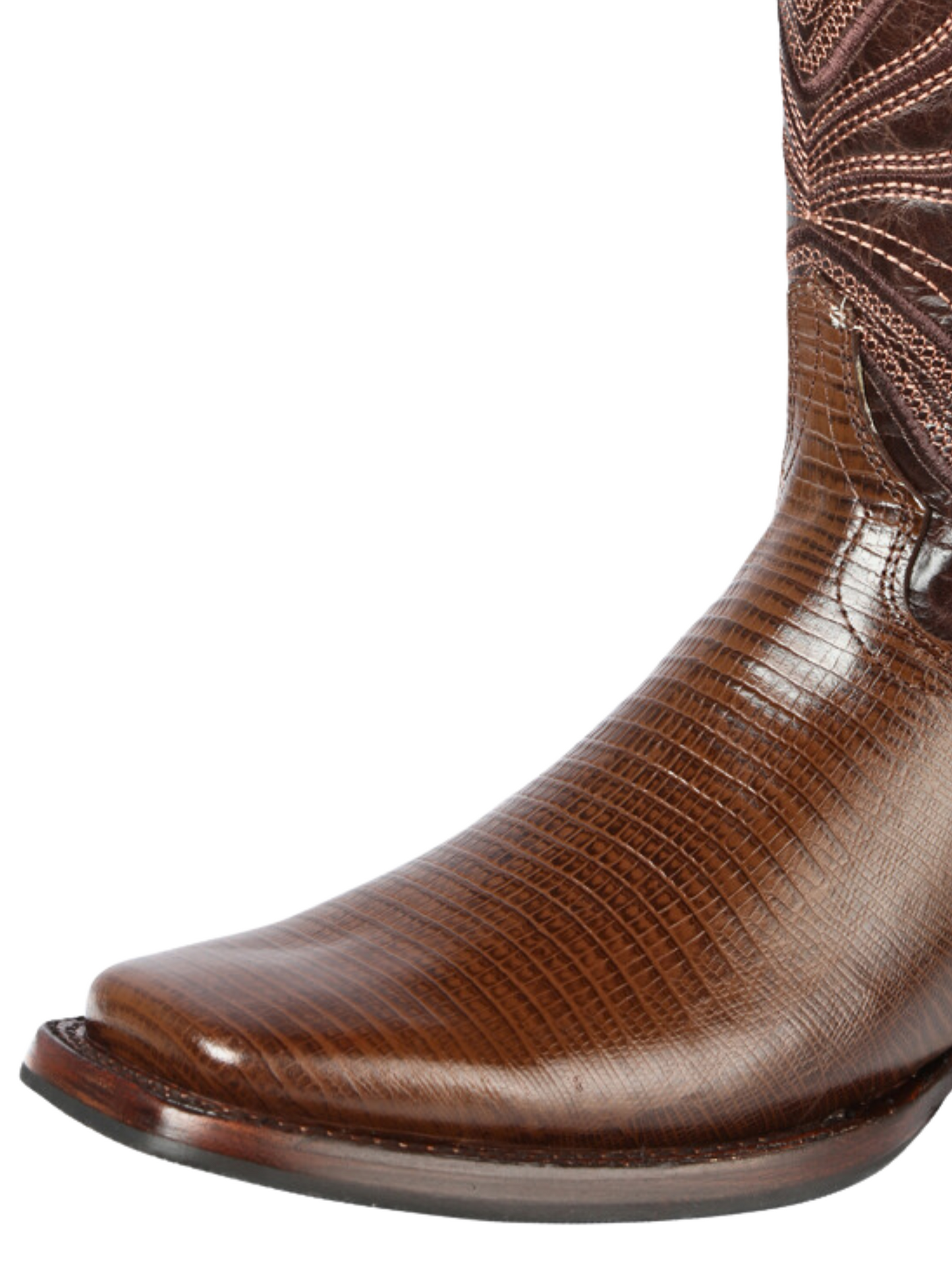 Rodeo Cowboy Boots Imitation of Lizard Engraved in Cowhide Leather for Men 'El General' - ID: 44674 Cowboy Boots El General