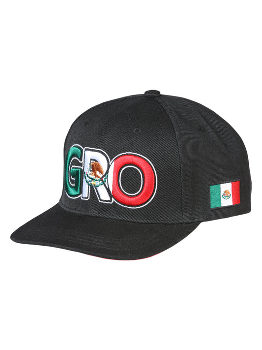 Gorra Bordada Guerrero de Poliester 'El General' - ID: 44791 Gorras El General Black