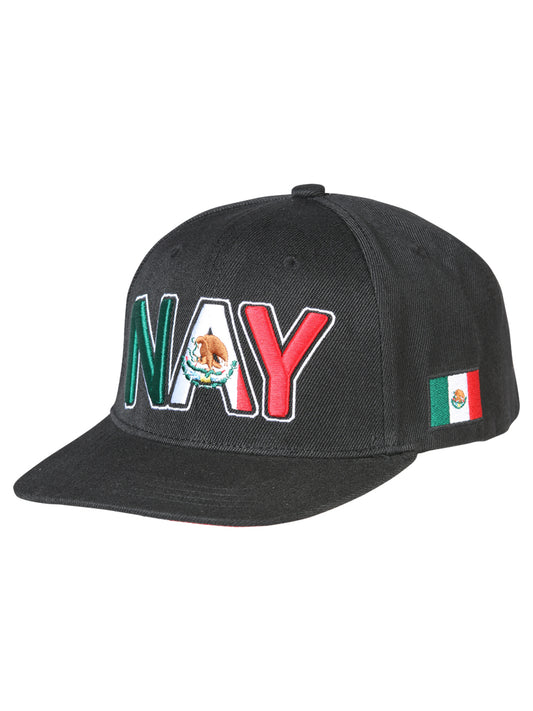 Gorra Bordada Nayarit de Poliester 'El General' - ID: 44793 Gorras El General Black