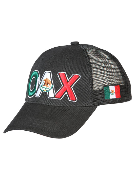 Gorra Bordada Oaxaca de Poliester 'El General' - ID: 44796 Gorras El General Black