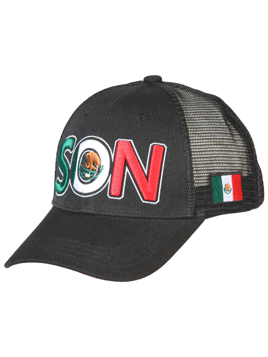 Gorra Bordada Sonora de Poliester 'El General' - ID: 44800 Gorras El General Black