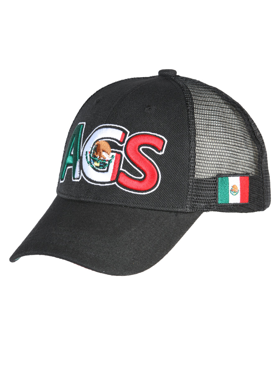 Gorra Bordada Aguascalientes de Poliester 'El General' - ID: 44802 Gorras El General Black