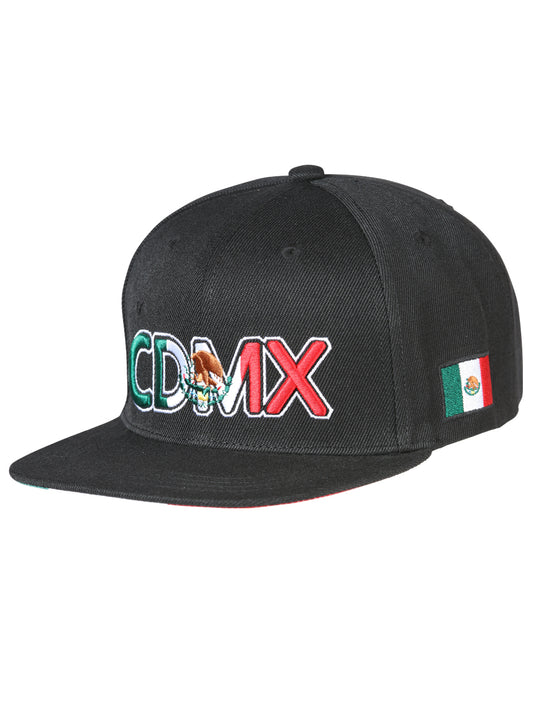 Gorra Bordada Ciudad de Mexico de Poliester 'El General' - ID: 44804 Gorras El General Black