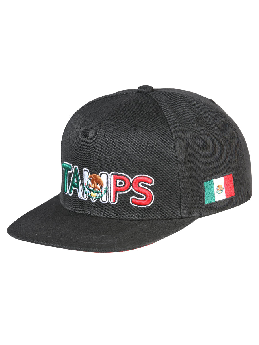 Gorra Bordada Tamaulipas de Poliester 'El General' - ID: 44812 Gorras El General Black