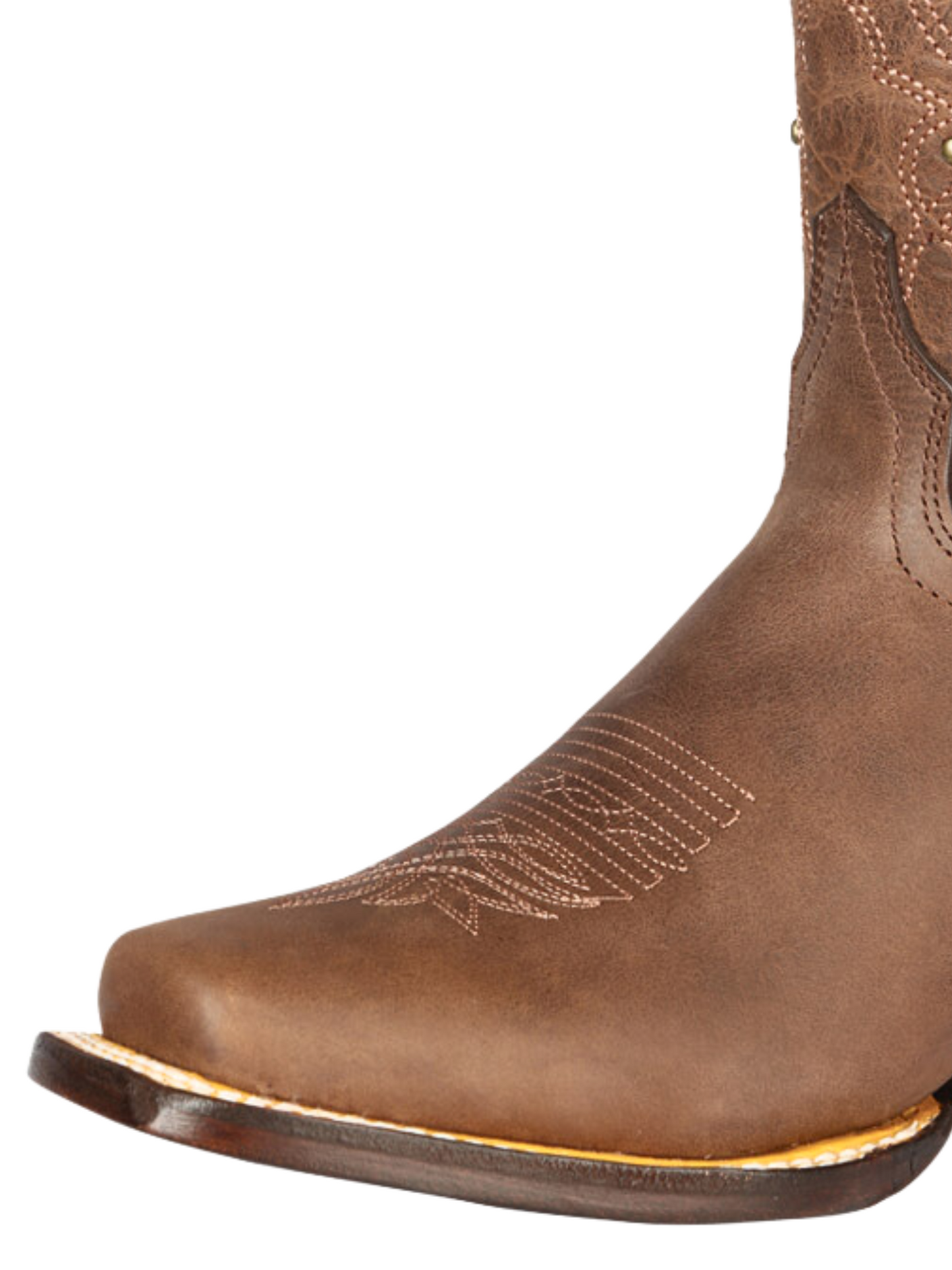 Botas Vaqueras Rodeo Clasicas de Piel Genuina para Mujer 'El General' - ID: 44853 Botas Rodeo Piel Genuina El General 