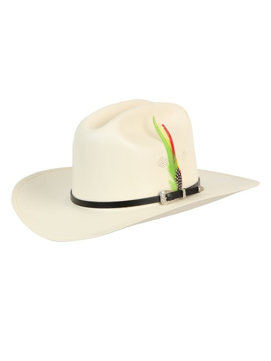 Sombrero Vaquero Horma Sinaloa 500X Palma para Hombre 'El General' - ID: 44977 Sinaloa El General Hueso