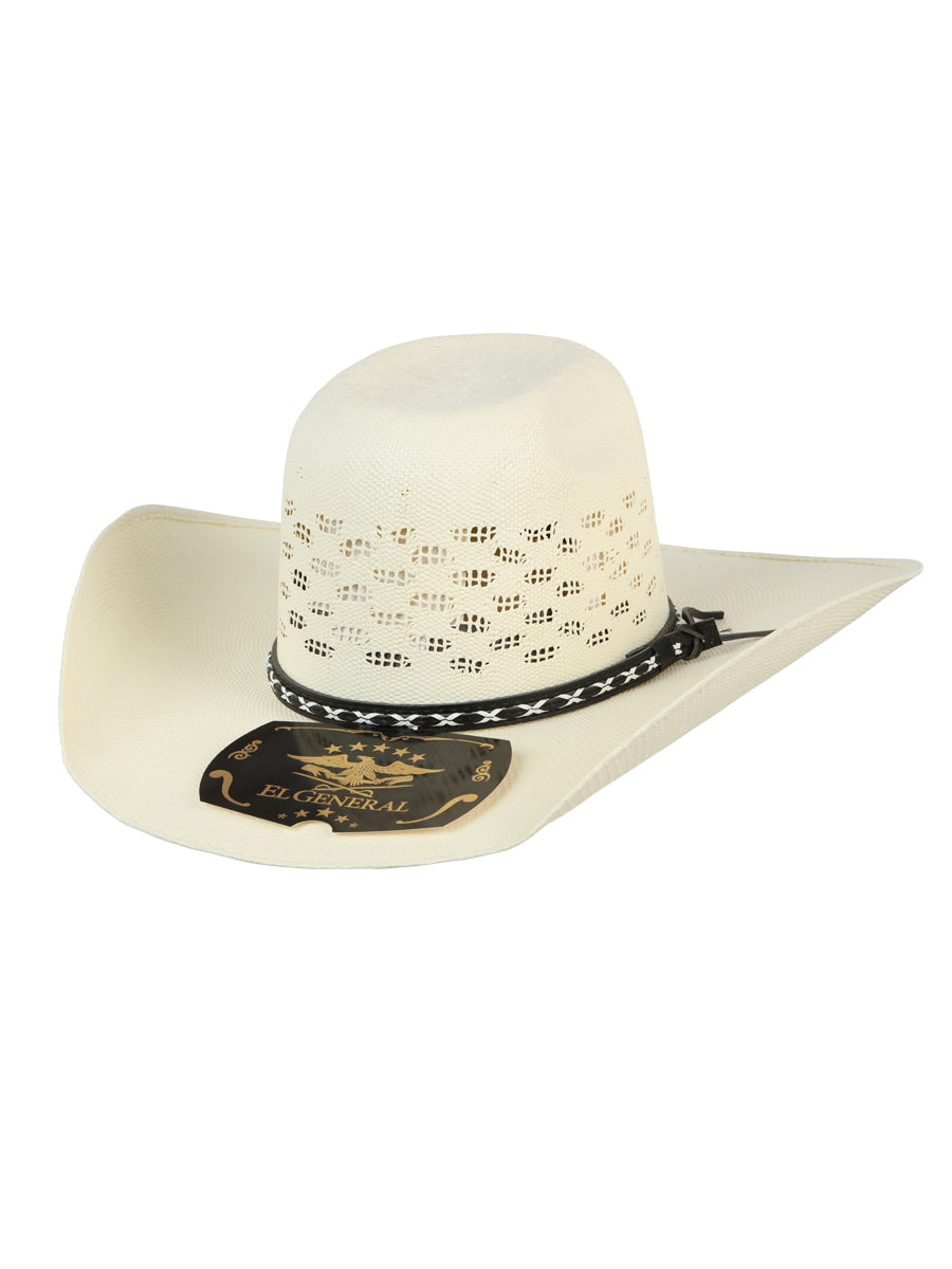 Sombrero Vaquero Horma Mauney 20X Palma para Hombre 'El General' - ID: 45761 Mauney El General Ivory