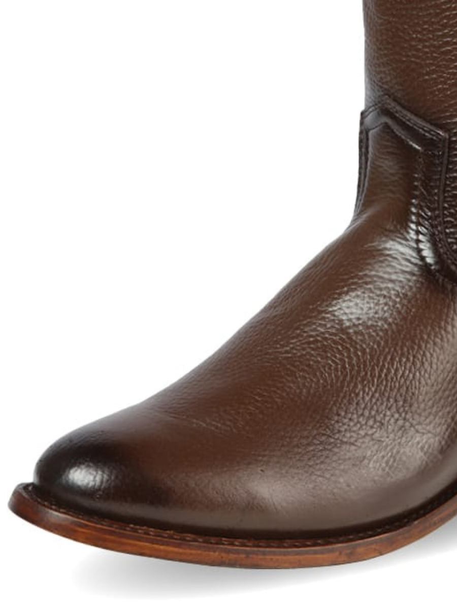Classic Genuine Leather Cowboy Boots for Men 'Montero' - ID: 51434