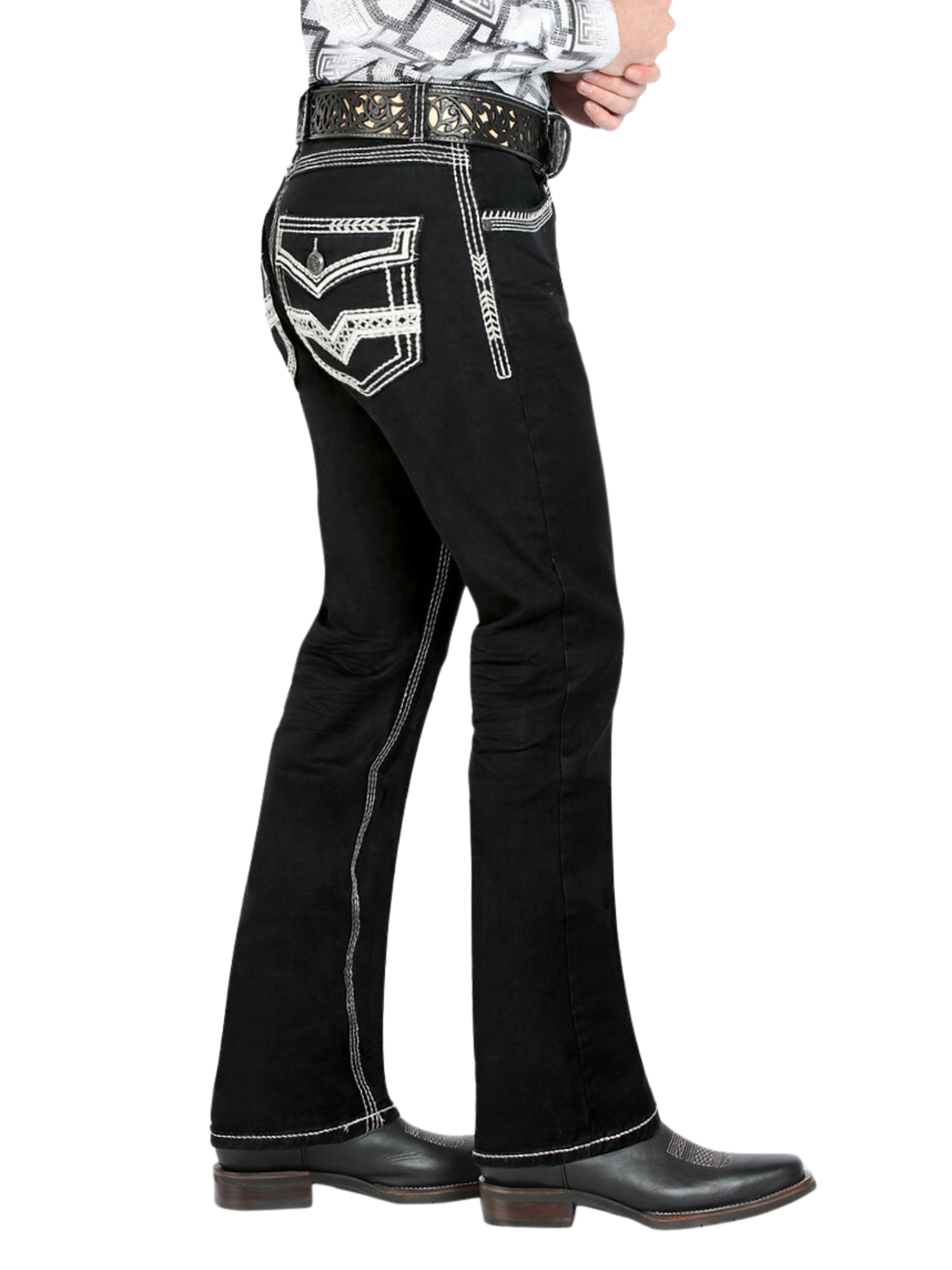 Pantalon Vaquero de Mezclilla Stretch Boot Cut Denim Jeans – Don