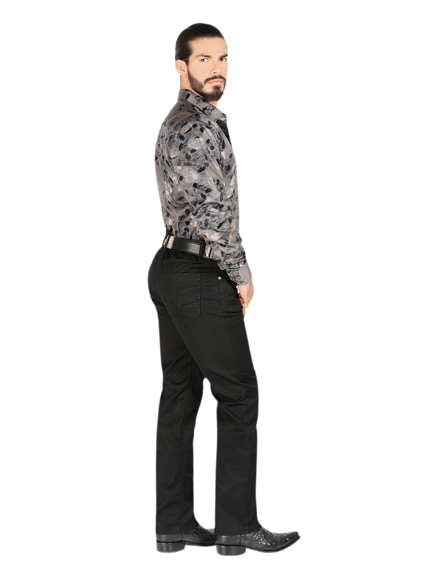 Pantalon Vaquero Stretch Boot Cut para Hombre 'Lamasini' - ID: 2846 Pantalones de Vaquero Lamasini 