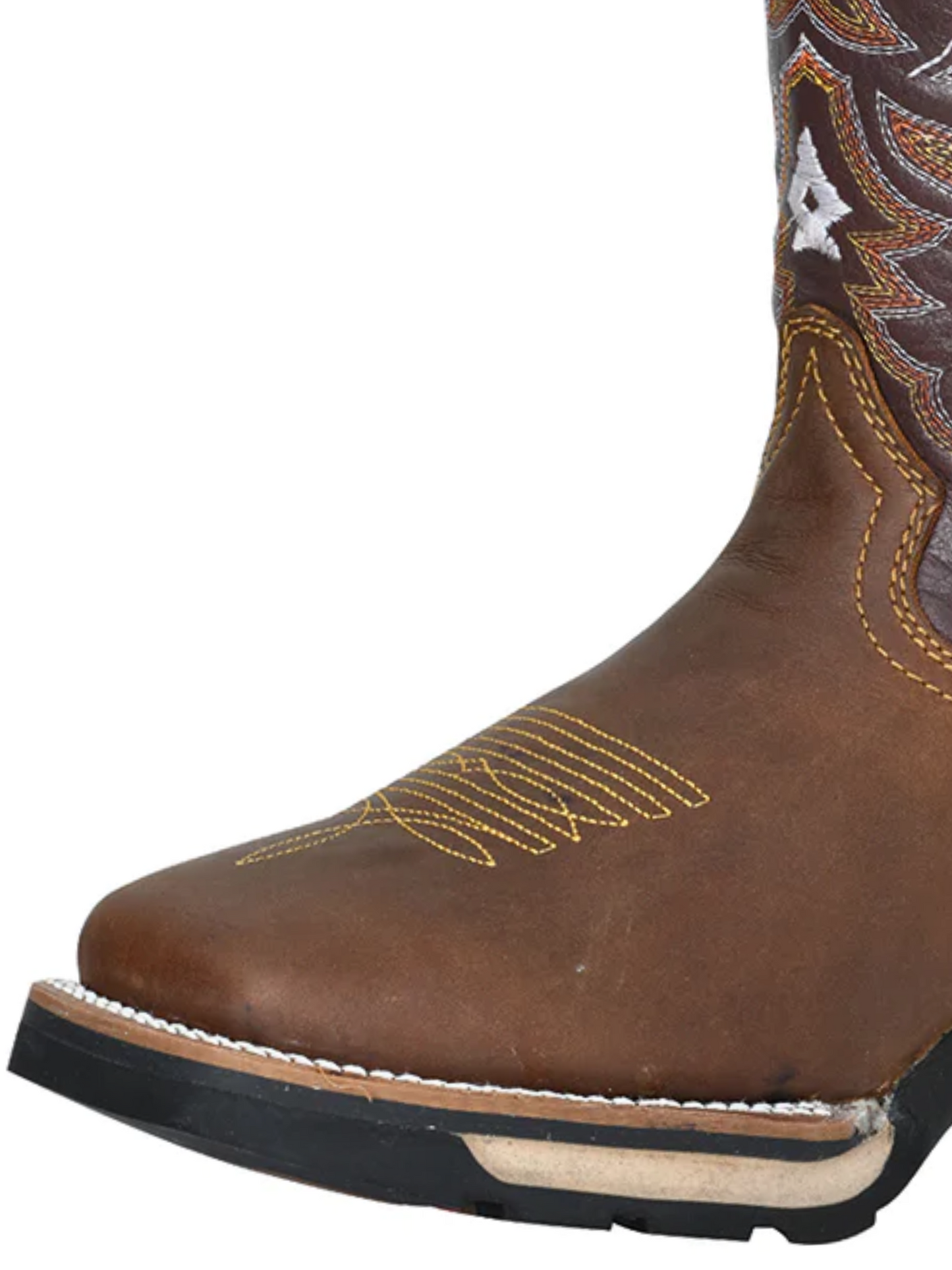 Men's Genuine Leather Soft Toe Pull-On Tube Rodeo Work Boots 'Buffalo' - ID: 123730 Work Boots Buffalo