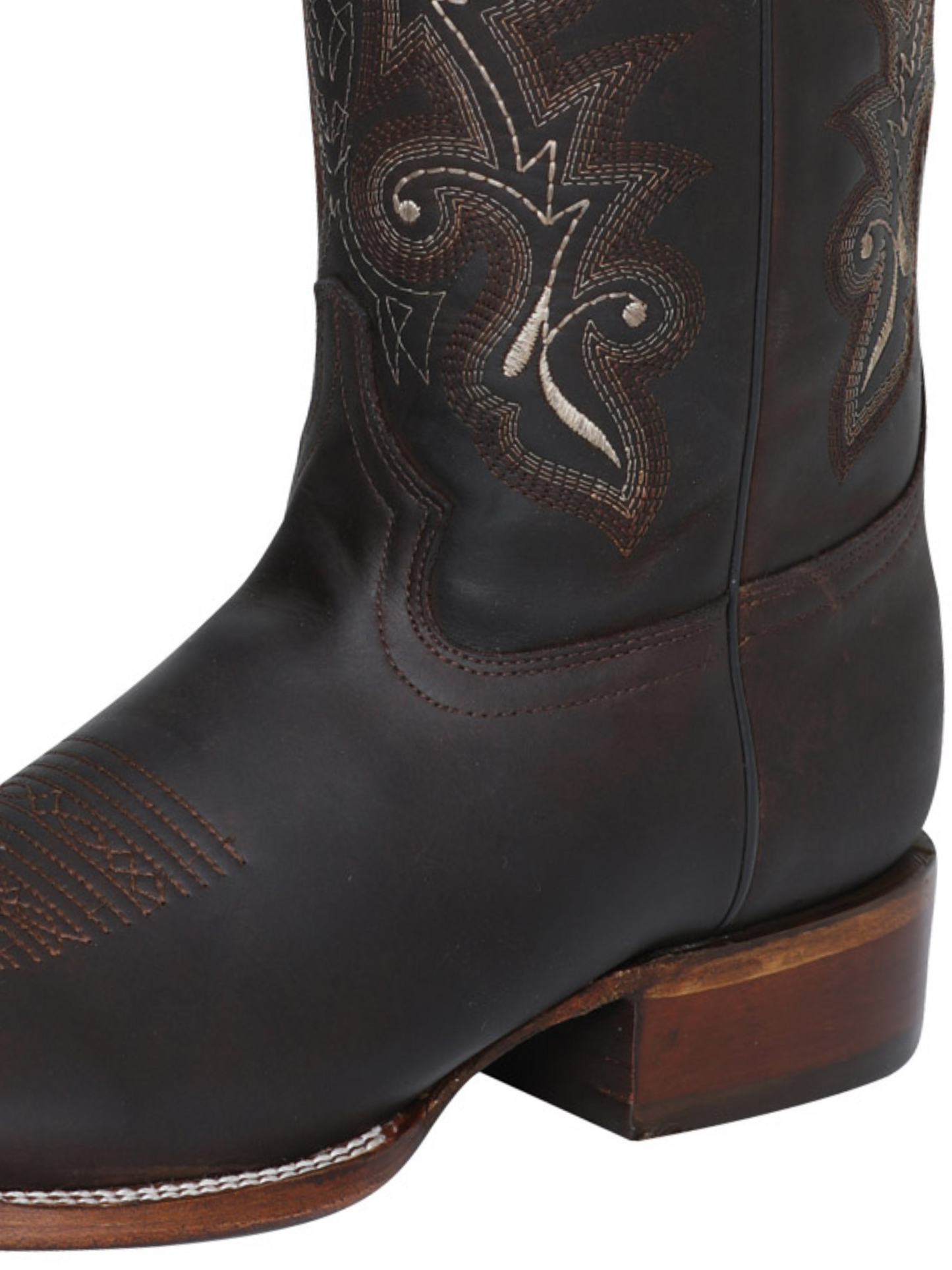 Classic Genuine Leather Rodeo Cowboy Boots for Men 'El Señor de los Cielos' - ID: 124067 Cowboy Boots El Señor de los Cielos