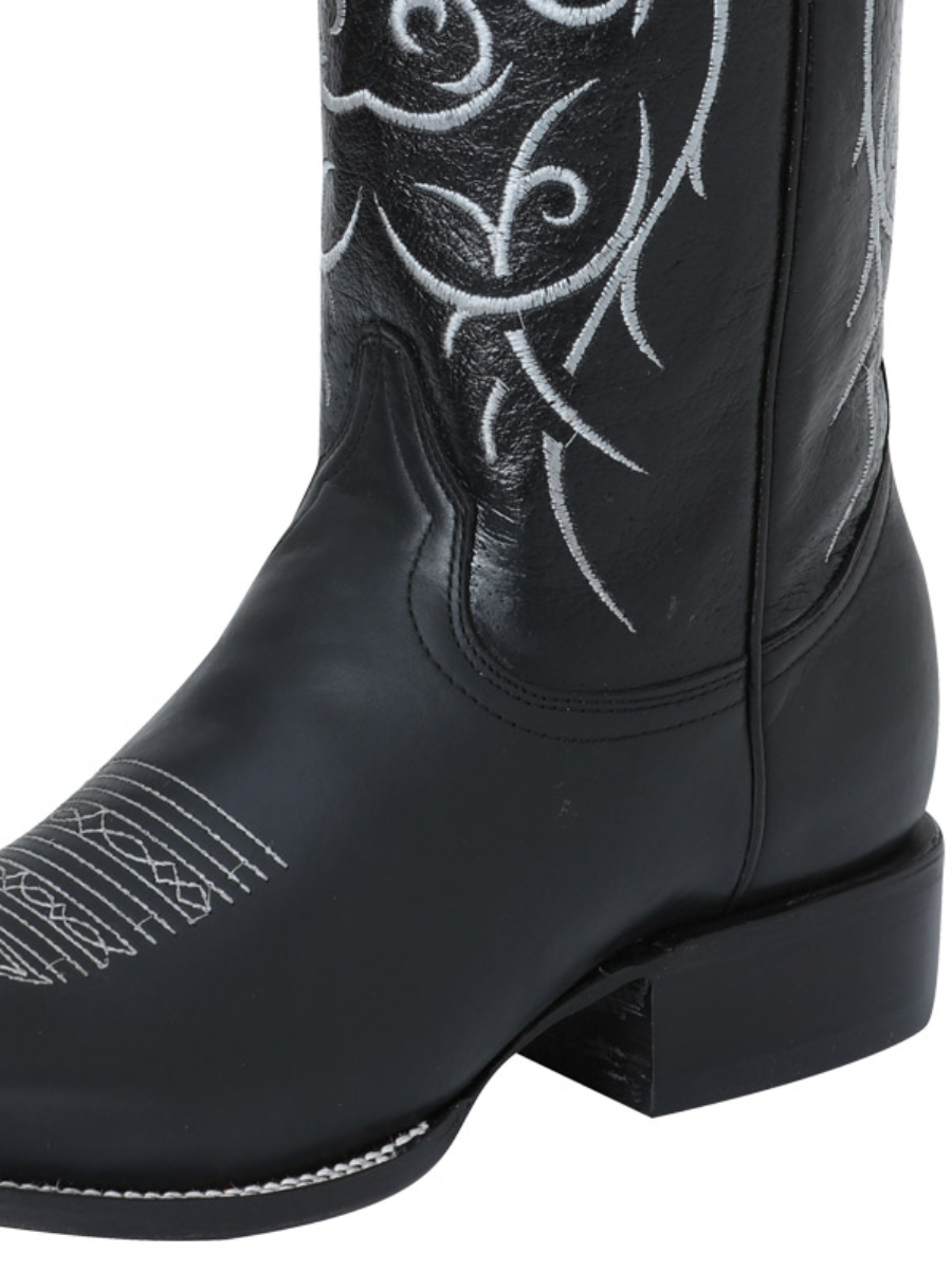 Classic Genuine Leather Rodeo Cowboy Boots for Men 'The Lord of the Skies' - ID: 124069