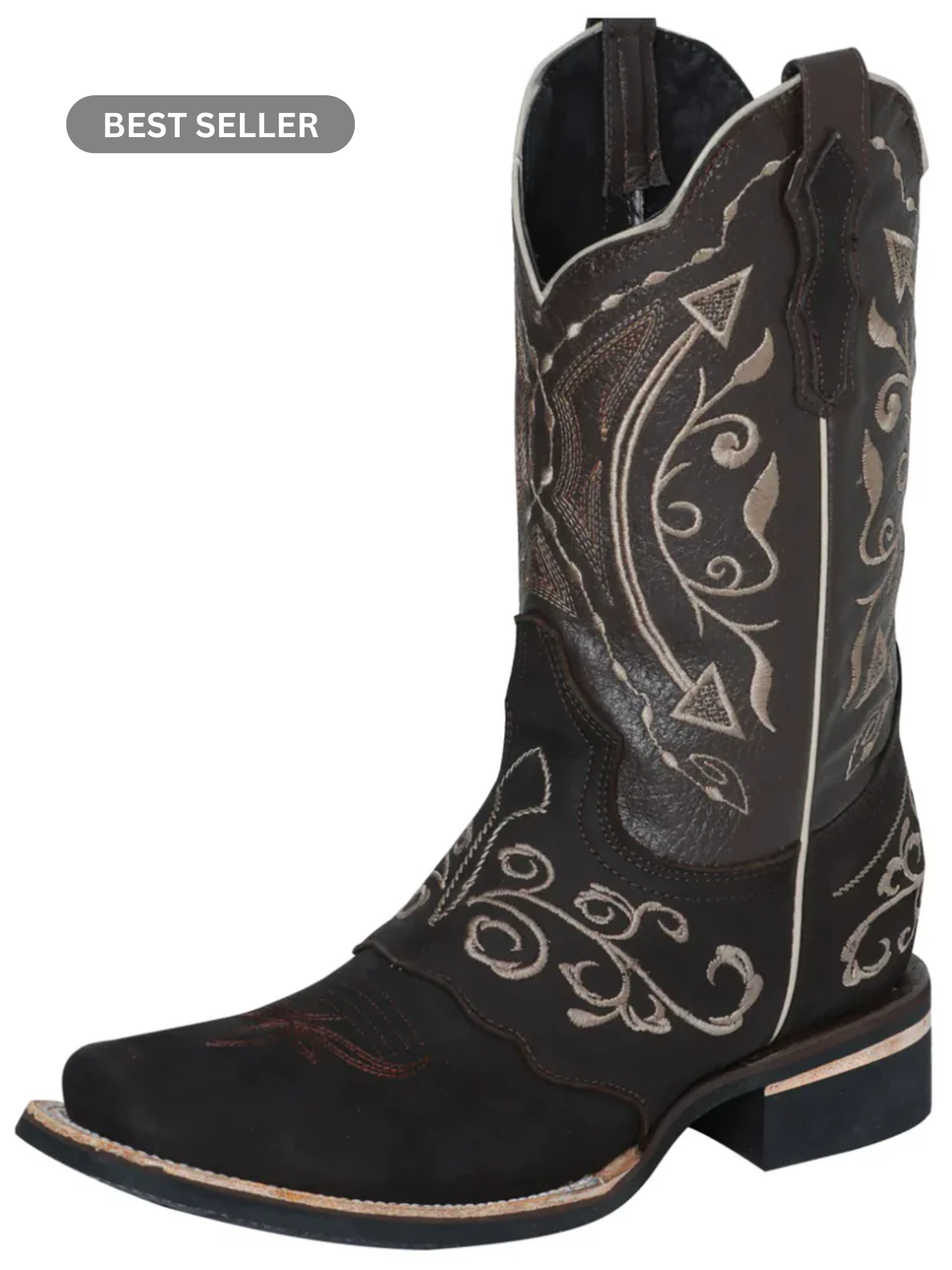 Botas Men Nubuck Leather Cowboy Boots - Cowboy Boots – Don Max Western