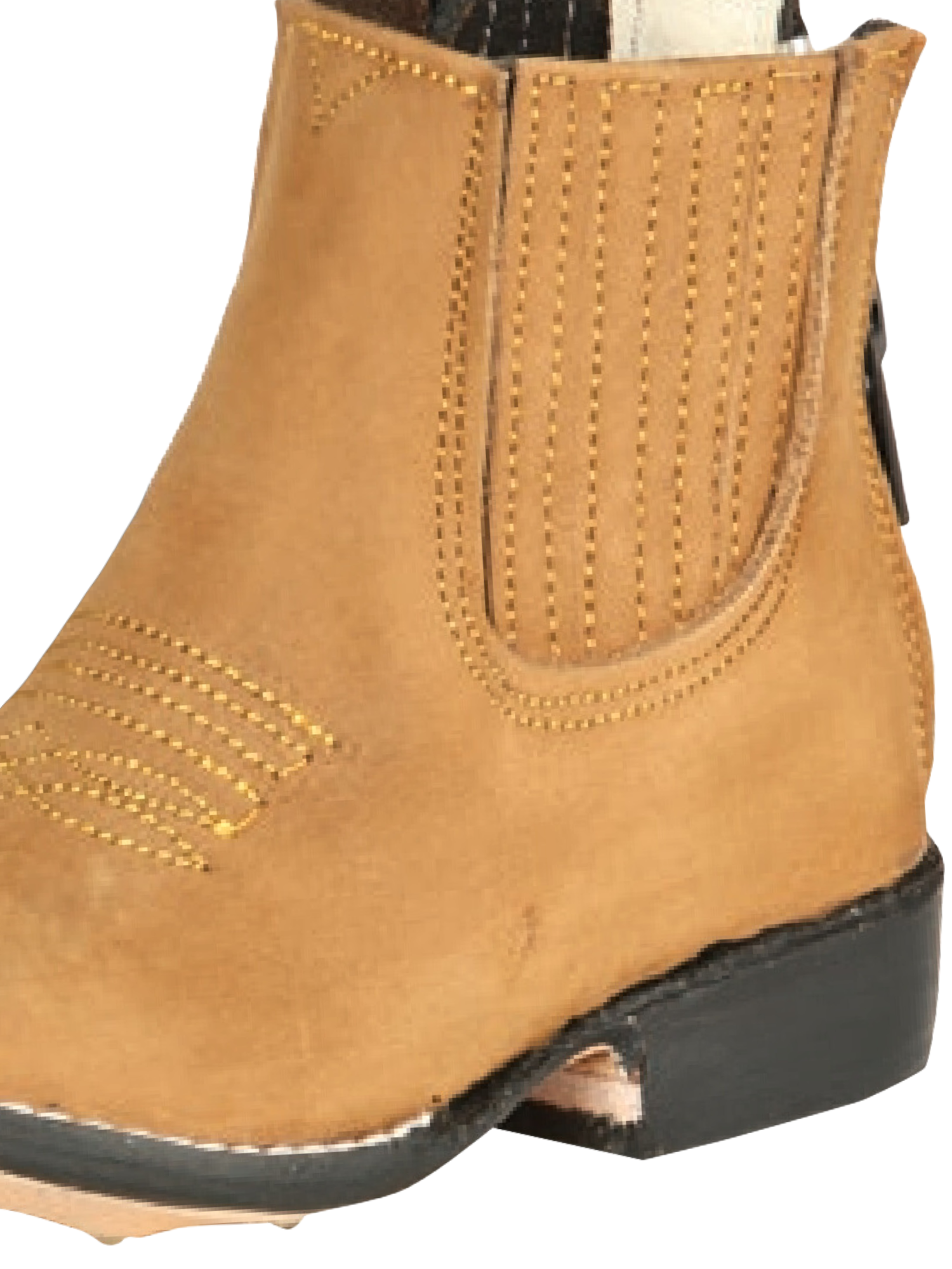 Kids - Botines Vaqueros Clasicos de Piel Nobuck para Bebes 'Jar Boots' - ID: 126582 Cowboy Ankle Boots Jar Boots 