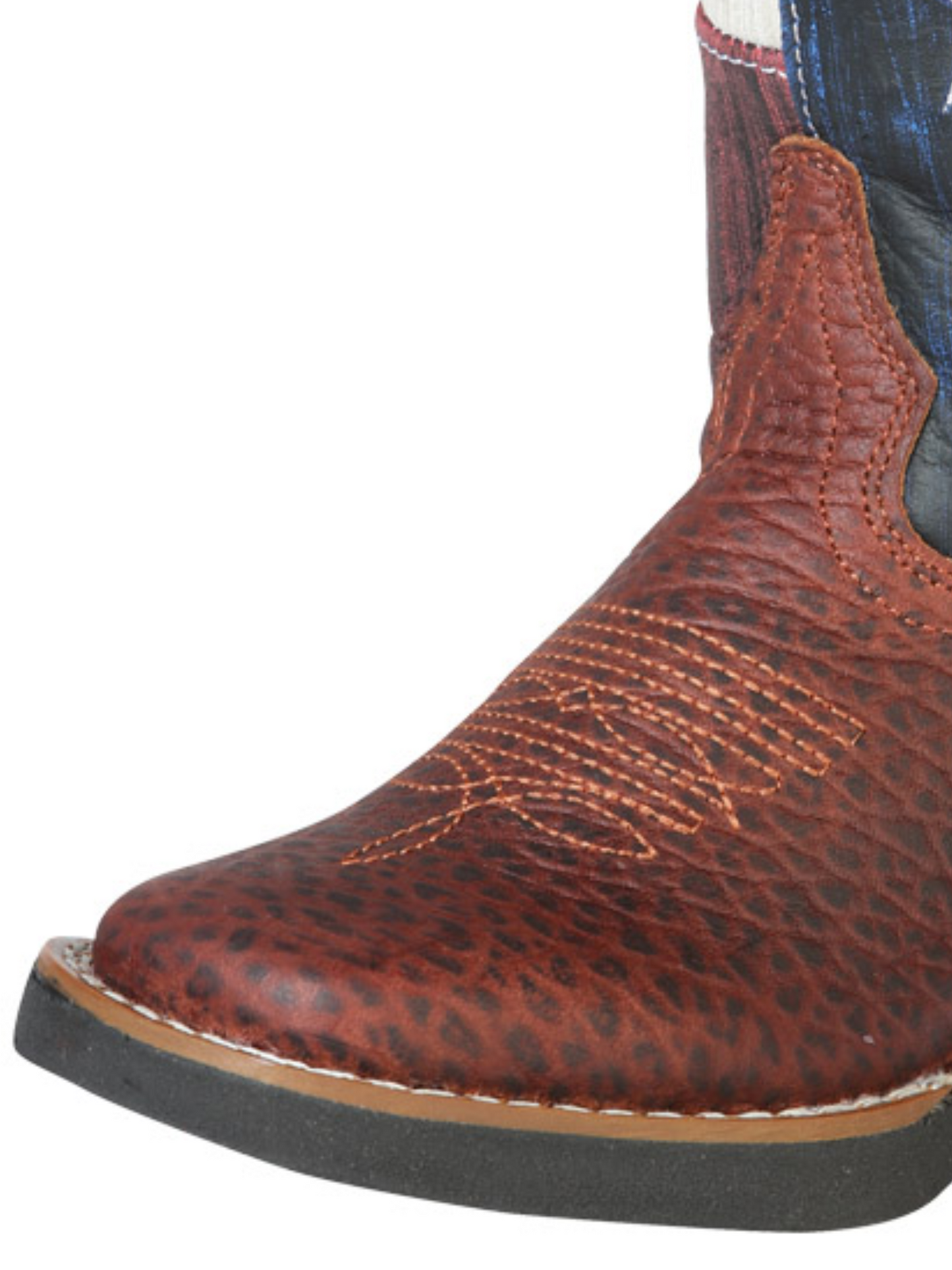 Kids - Classic Genuine Leather Rodeo Cowboy Boots for Children 'Jar Boots' - ID: 126592